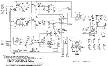 Ampex 920 ;Series schematic circuit diagram